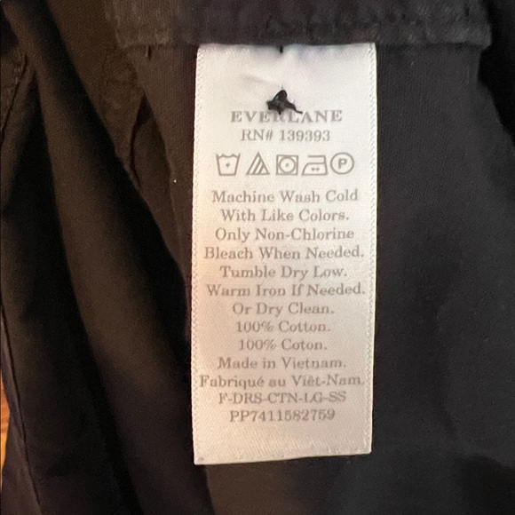 Everlane The Parklet Shirtdress in Black - Size 6 (Oversized) - Picture 12 of 13